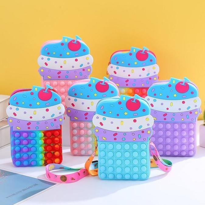 Maith- Tas Anak Pop It Selempang Fashion Jumbo/ Tas Selempang Anak Ukuran Besar