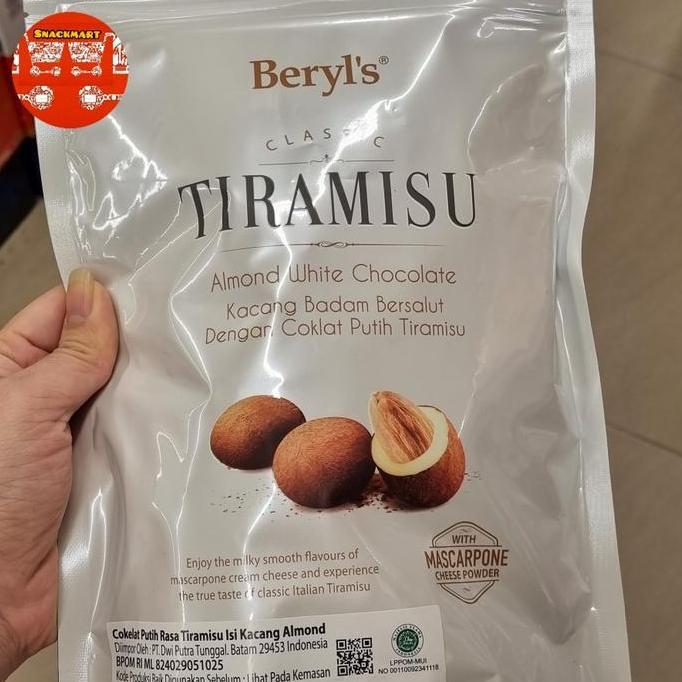 Coklat Beryls Tiramisu Classic / Beryls Tiramisu Almond White Choco