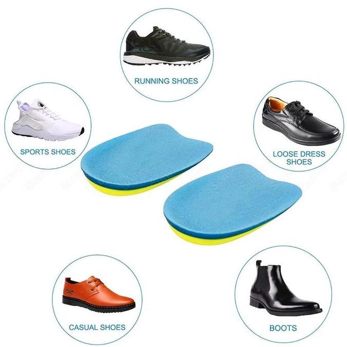 Cip- Insole Gel Silicon Tumit Sol Tumit Alas Sepatu Untuk Tumit