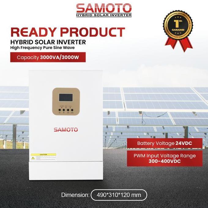 NEW Samoto INVERTER Hybrid IHS3000/3000Watt - Hybrid Inverter Solar Panel Surya