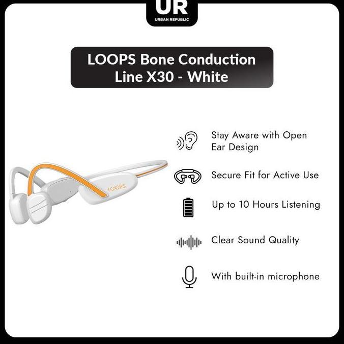 LOOPS Bone Conduction Line X30 - White