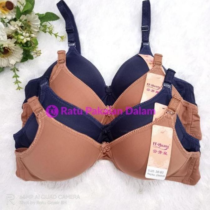 Miez- [100Rb 5] Bra Ff Huang Bh Nita Busa Non Kat Cup Kecil Size 32 - 38 Bra Nita - K20