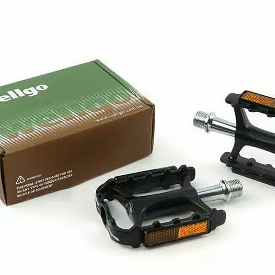 Pedal Wellgo M111 Hitam Alloy Original Dan Terpercaya