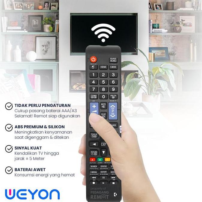 Ready Remote TV Weyon Sakura Smart TV WY-S40 / Remot Sakura Android Smart TV