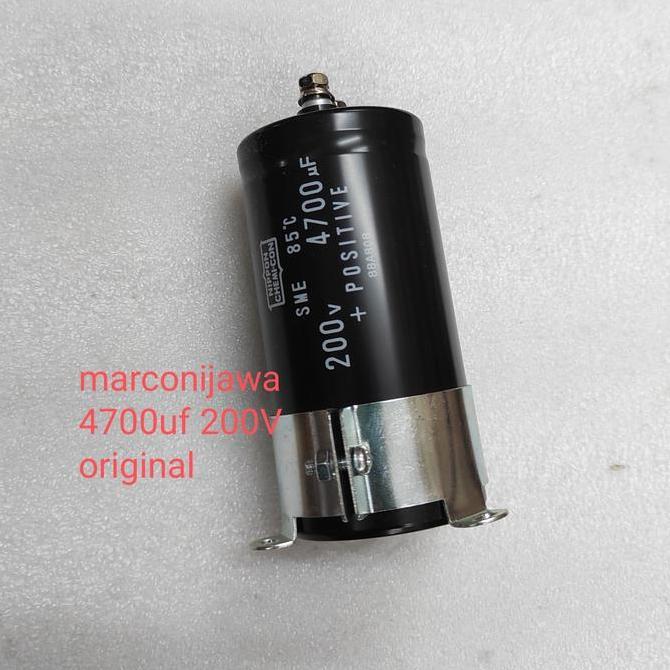 capasitor 4700uf 200V Nippon chemicon 100x50mm