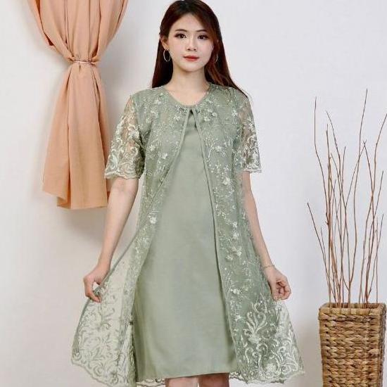 Dress Tile Bordir Brukat Glitter Mutiara Tule Brokat Tulle Tille Mewah murah