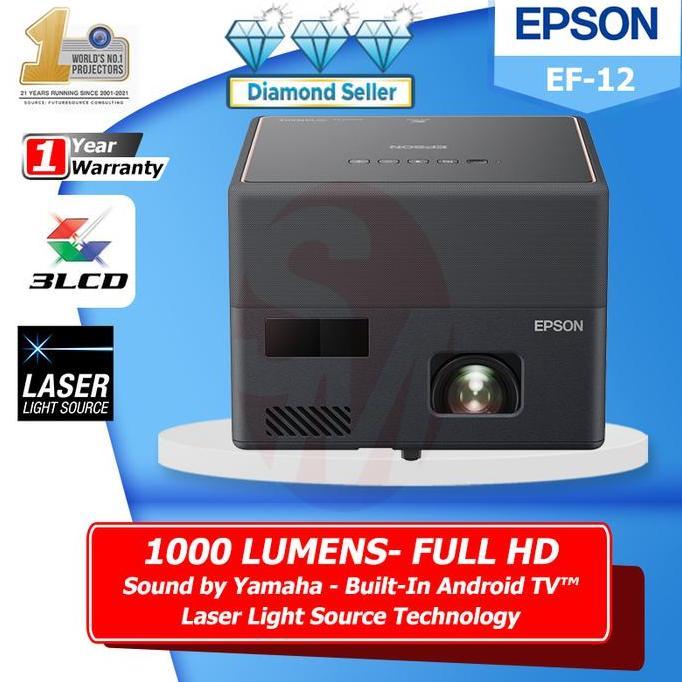 Projector Epson Epiqvision Mini Ef 12 Laser