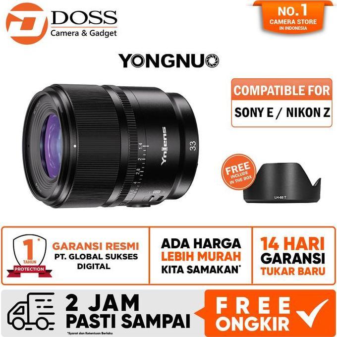Yongnuo YN33 33mm 14 DA DSM WL PRO Commander Series YN 33 33mm 14 DA DSM