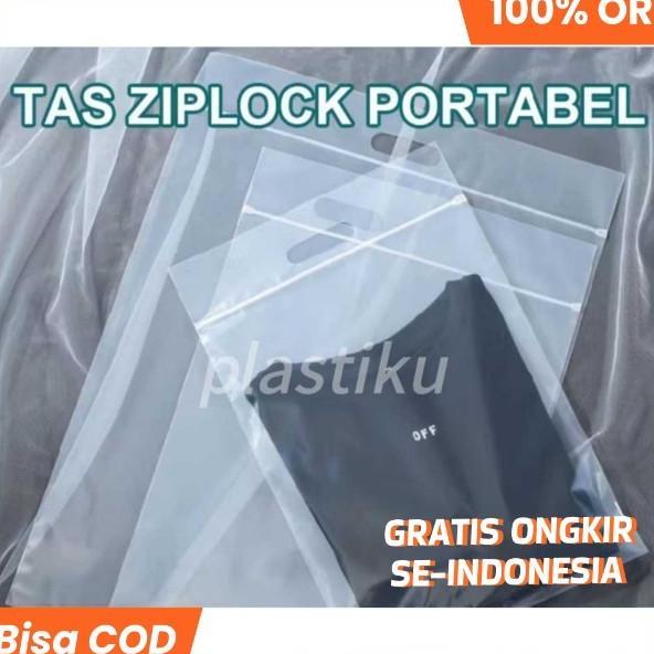 Plastik Ziplock / Ziplock 25X35 / Plastic / Plastik Baju Ziplock / Plastik Klip Baju - Isi 40 Pcs