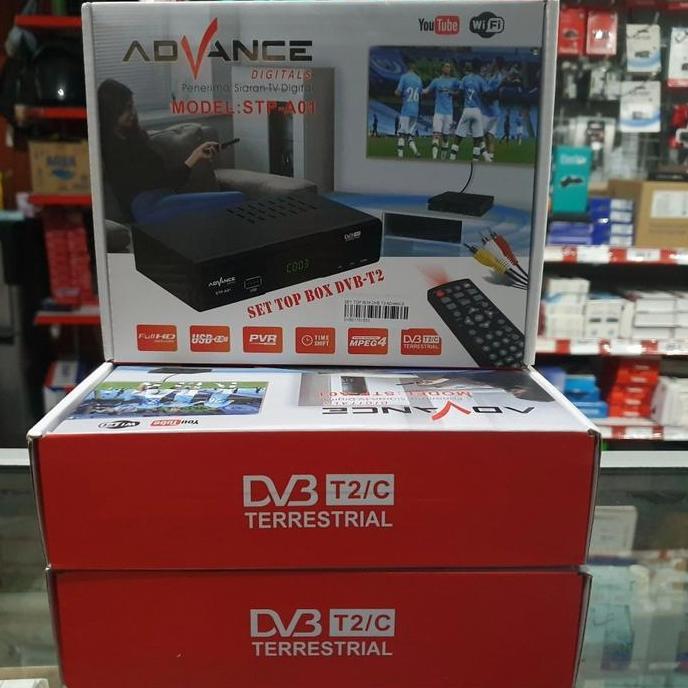 Set Top Box Advance STP-A01 DVB-T2 STB TV Tuner Digital TV LED LCD