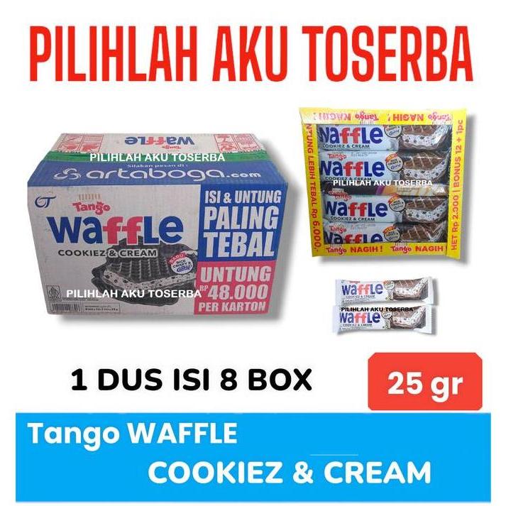 Tango Waffle Cookiez & Cream - ( Harga 1 Dus )