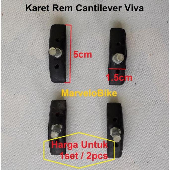 Karet Rem Cantilever Sepeda MTB Federal Viva murah