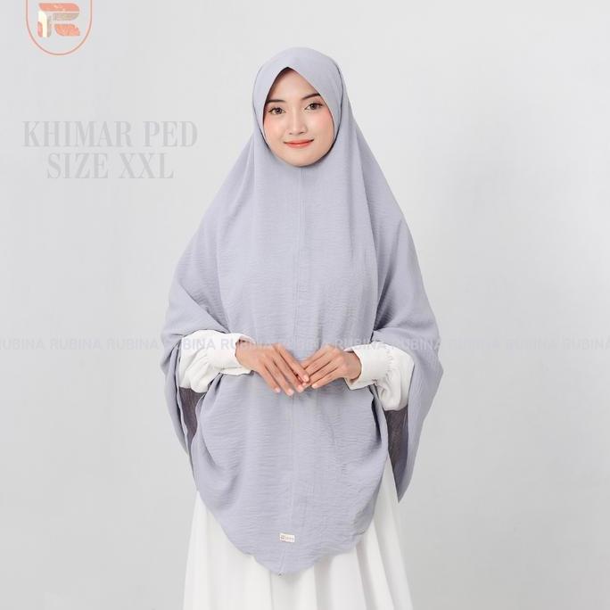 KHIMAR JILBAB JUMBO CRINKLE/HIJAB JUMBO BERGO CRINKLE AIRFLOW PREMIUM/KERUDUNG JUMBO CRINKLE/JILBAB 