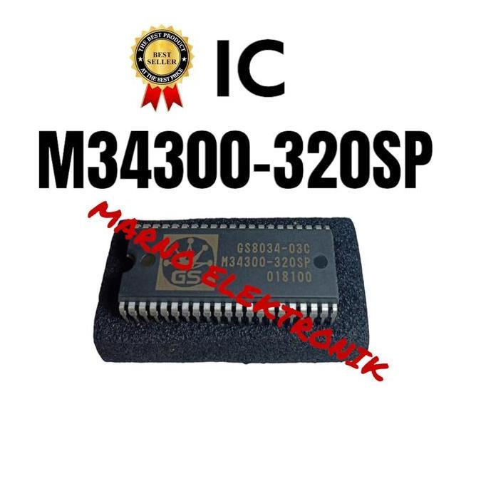 IC M34300-320SP M34300 320SP M34300320SP ASLI ORI ORIGINAL A2162