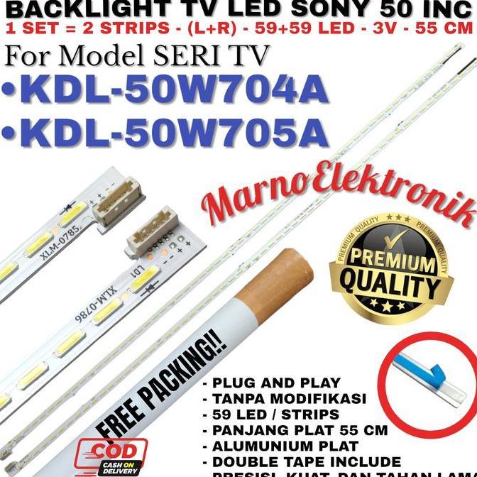 BACKLIGHT TV LED SONY 50 INC INCH KDL-50W704A KDL-50W705A KDL50W704A A2162