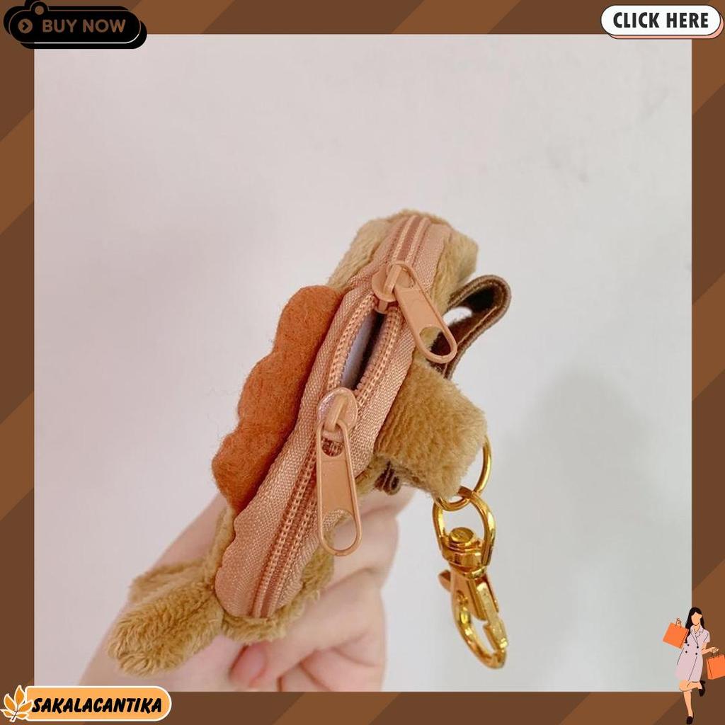Dota Dompet Koin Headset Taiyaki Kue Ikan Import Jepang Bulu Plush Purse Produk Berkualitas Tinggi