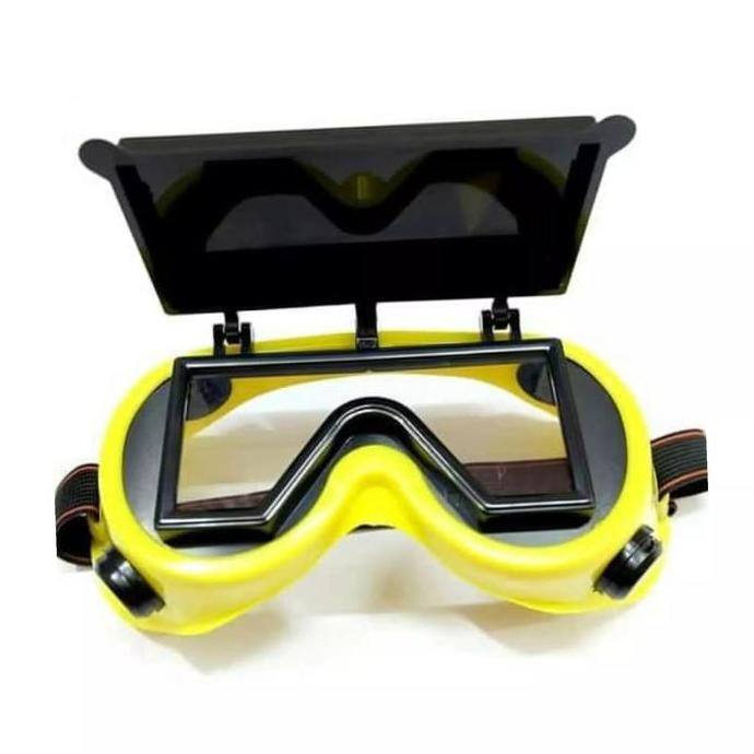 Kacamata Pengaman Las Kacamata Las Gerinda Buka Tutup Safety Welding Goggles Kacamata Buka Tutup