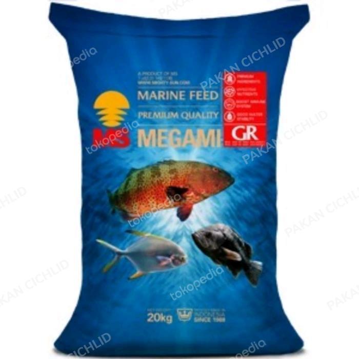 [PAKAN CICHLID] Pelet Ikan Megami singking (tenggelam) 500 gr