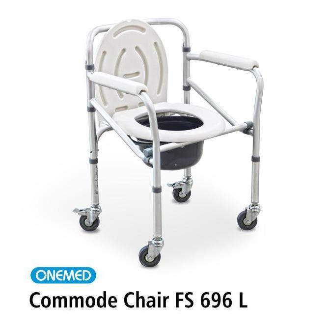 Kursi BAB Commode Chair Dengan Roda 696 OneMed