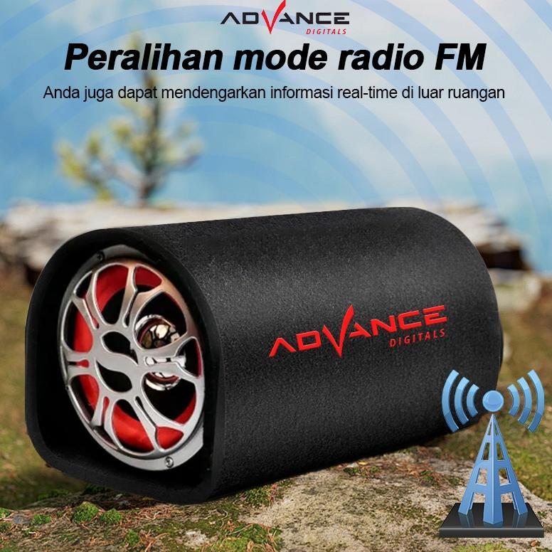 HOT DEALS Advance Speaker Bluetooth Bass T-101BT PRO Speaker Subwoofer Bluetooth Untuk Mobil Sepiker
