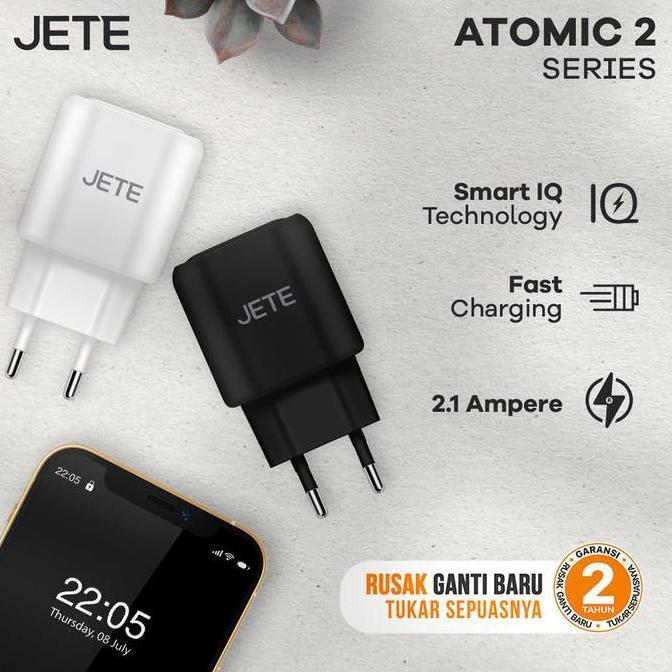Charger Hp Fast Charger Atomic 2 (Tanpa Kabel) - Garansi 2 Tahun