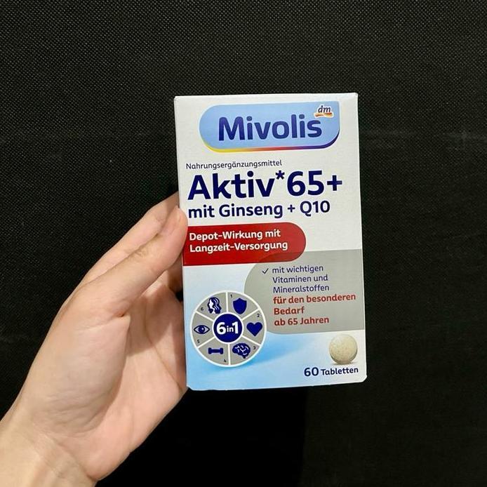Mivolis Aktiv 65+ isi 60 tablet Multivitamin untuk Lansia