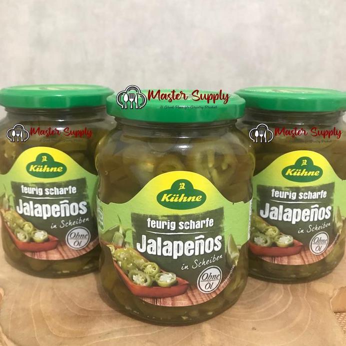 Ready KUHNE JALAPENO 375 ML / ACAR JALAPENO / CABE JALAPENO / CABE MEXICO