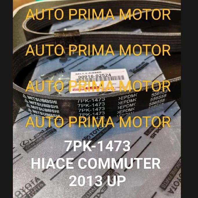 Murah.. Fan Van V Belt Tali Kipas 7Pk-1473 Hiace Commuter Comuter 2013 Up 1Kd 2Kd 7Pk1473