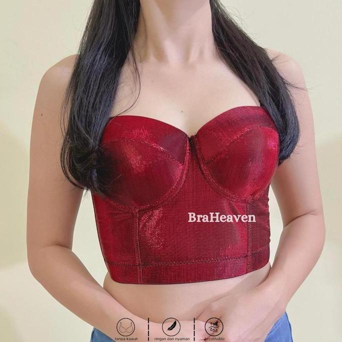 Bustier Top Sexy Lingerie Bustier Set Sexy Corset Bra Wanita
