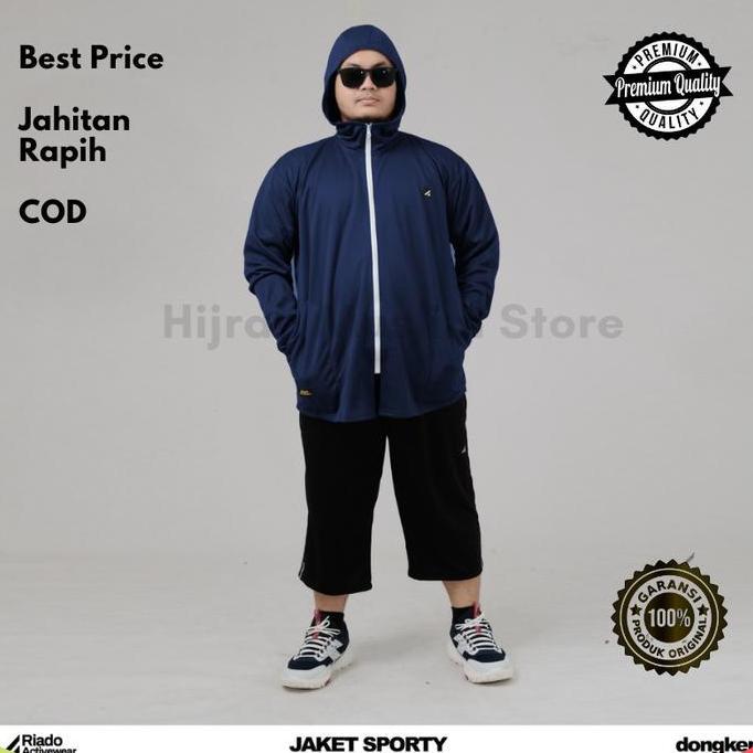 Jaket Kurta Sweater Hoodie Jakurta Swoodie Longline by Rosal