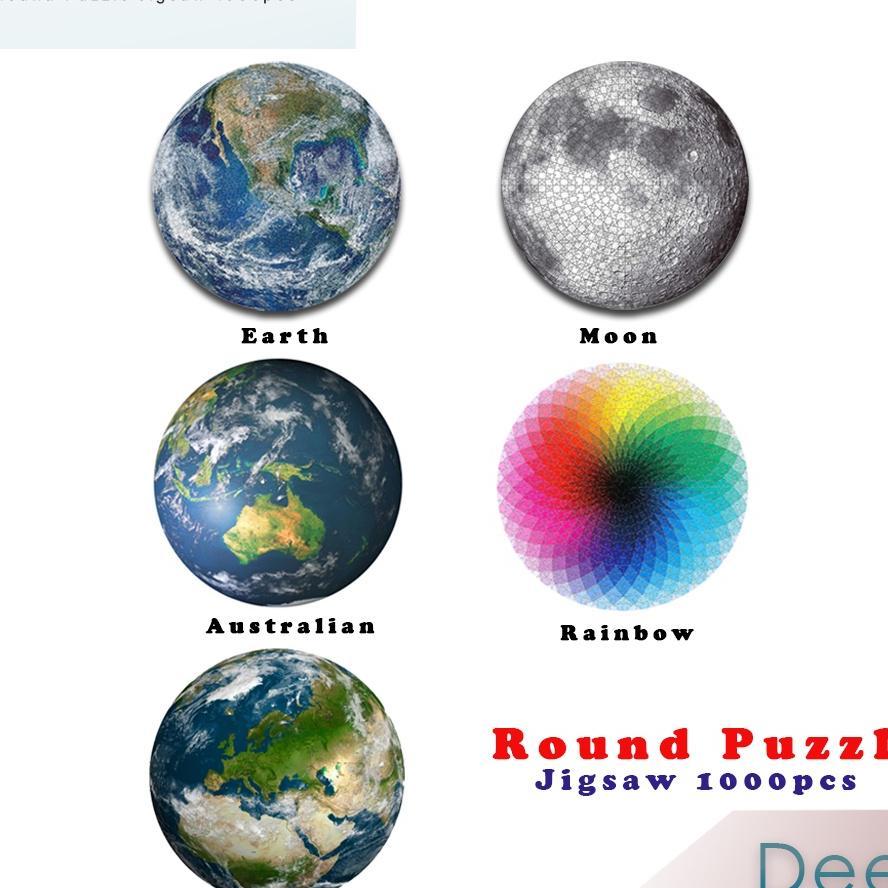Round Puzzle - Jigsaw Puzzles 1000 Pieces