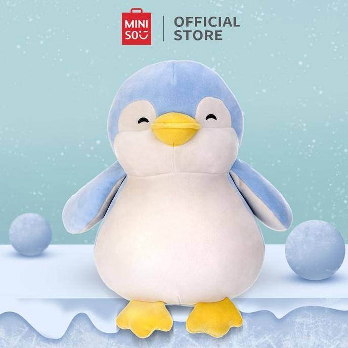 Miniso Official Toys Boneka Small Penguin Doll Plush Toy  Lucu Mainan Anak  Gemoy Lembut  Anak Bonek