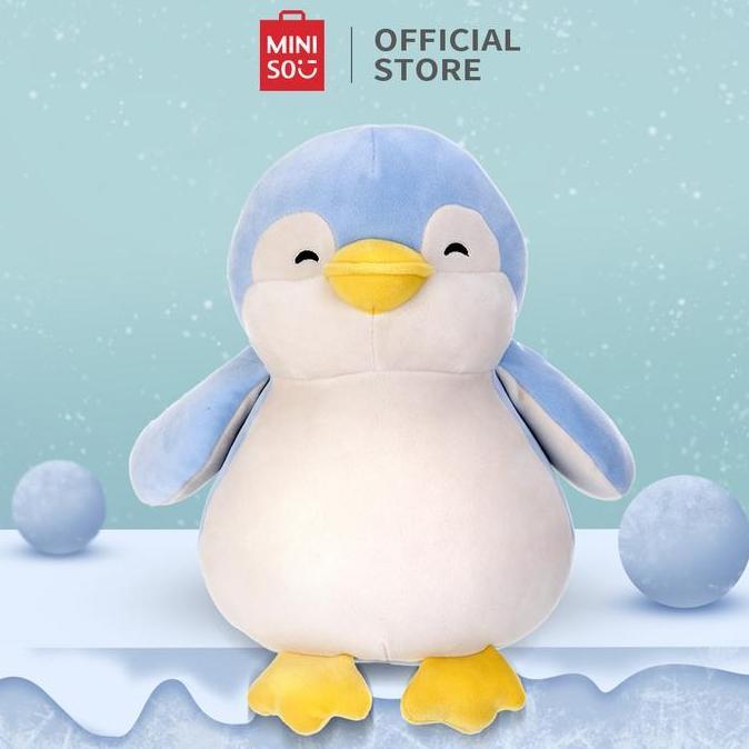 Miniso Official Toys Boneka Small Penguin Doll Plush Toy  Lucu Mainan Anak  Gemoy Lembut  Anak Bonek