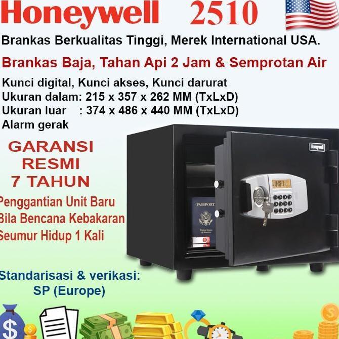 Brankas HONEYWELL 2510 Tahan Api Dan Air Bergaransi