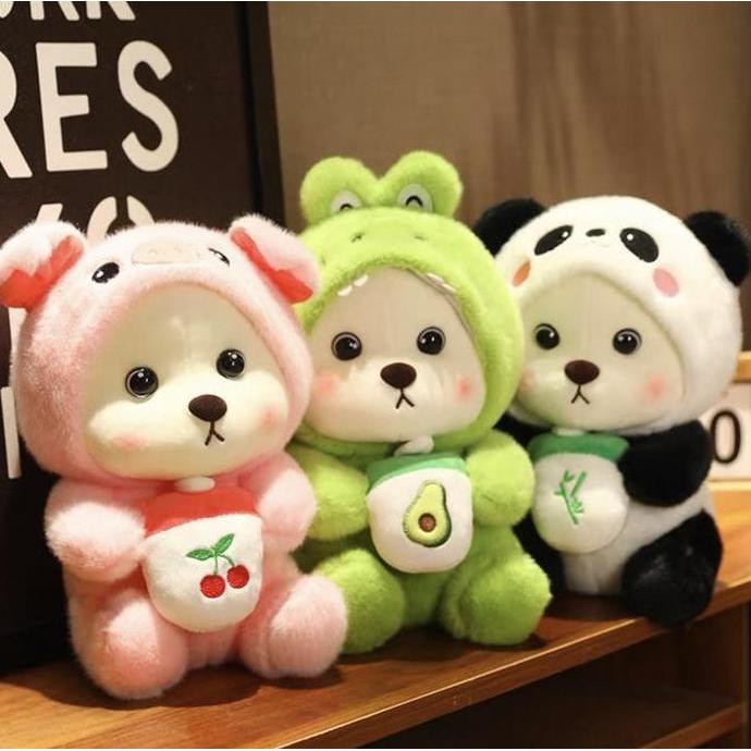 Mainan Boneka Karakter buah Bear Viral Kado Ulang Tahun Pacar Mainan Anak Gemoy Lembut