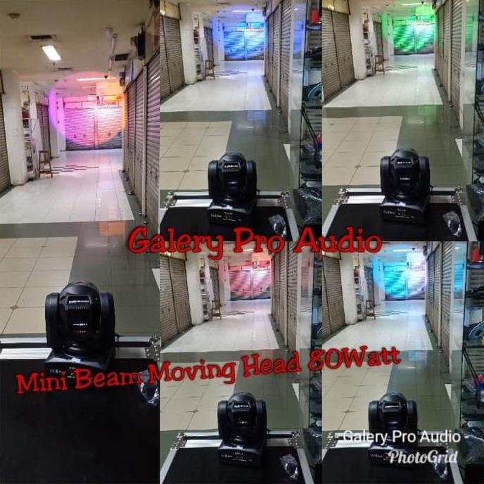 Termurah Moving Head 80Watt Full Color Mini Beam