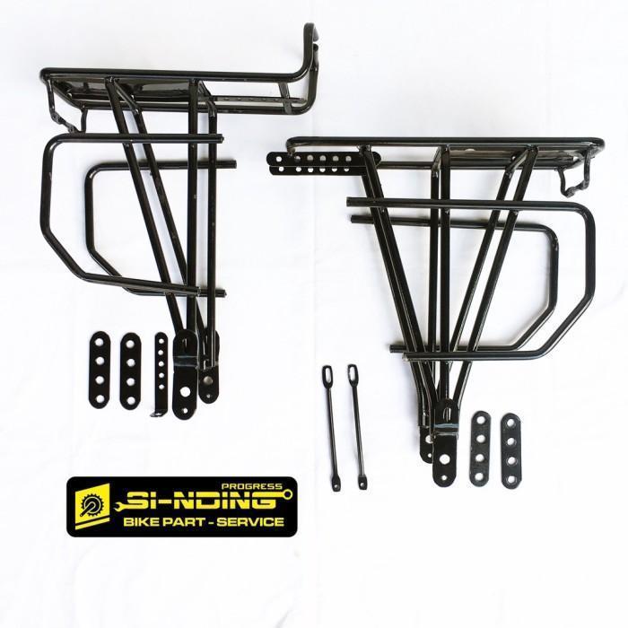 Rack Pannier Rak Sepeda Touring Bagasi Touring Depan Belakang Federal