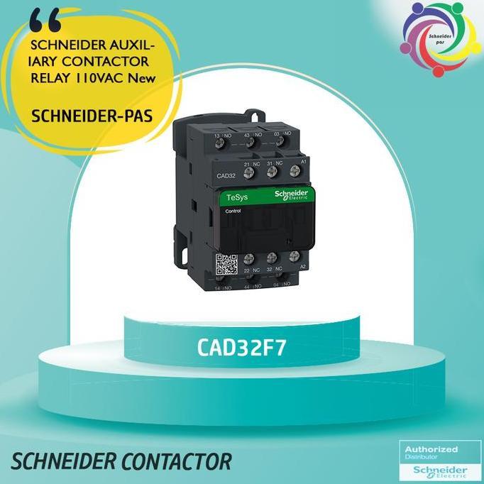 SCHNEIDER AUXILIARY CONTACTOR CAD32F7