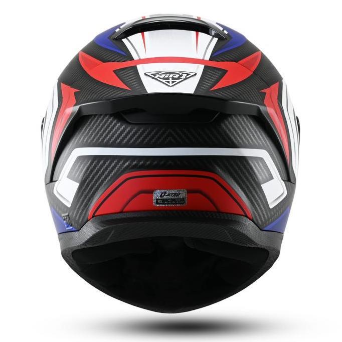 Helm Full Face Jitsu Air 1 Motif Carbon Tech Helem Cowok Sunmori Kekinian SNI Terbaru Motorcycle Spo