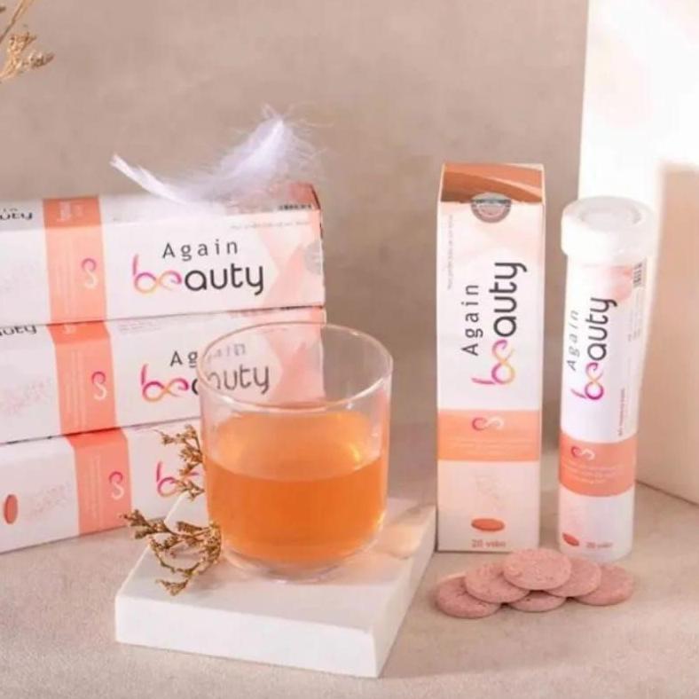 Again Beauty Tablet Effervescent Original Pencerah Kulit Wajah Again Beauty Official Penghilang Mela