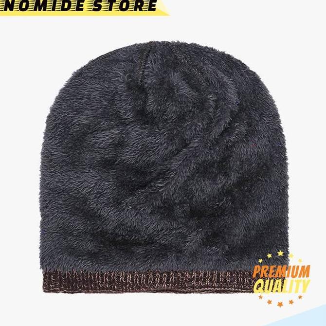 Chapu- Topi Kupluk Beanie Hswboy Kupluk Wool Winter Kupluk Rajut Pria Nita