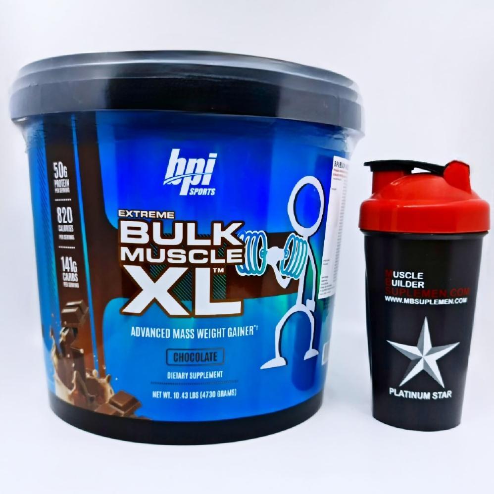 Bpi Bulk Muscle Xl 10,43 Lbs Lean Mass Protein Gainer Bulking Clean Gain 10Lbs 10Lb 10 15 Lb 15Lbs 1