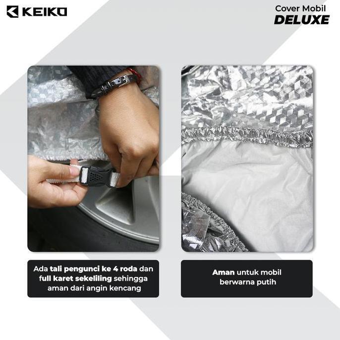 kakkang.store- Cover Sarung Tutup 3 Layer Deluxe Platinum Carbon Navy Untuk Body Mobil Avanza Xenia 