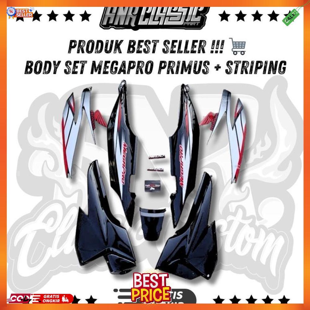Body Fullset Rangka Megapro Primus Mp Primus Full Set Striping Set Bok Aki [S5]