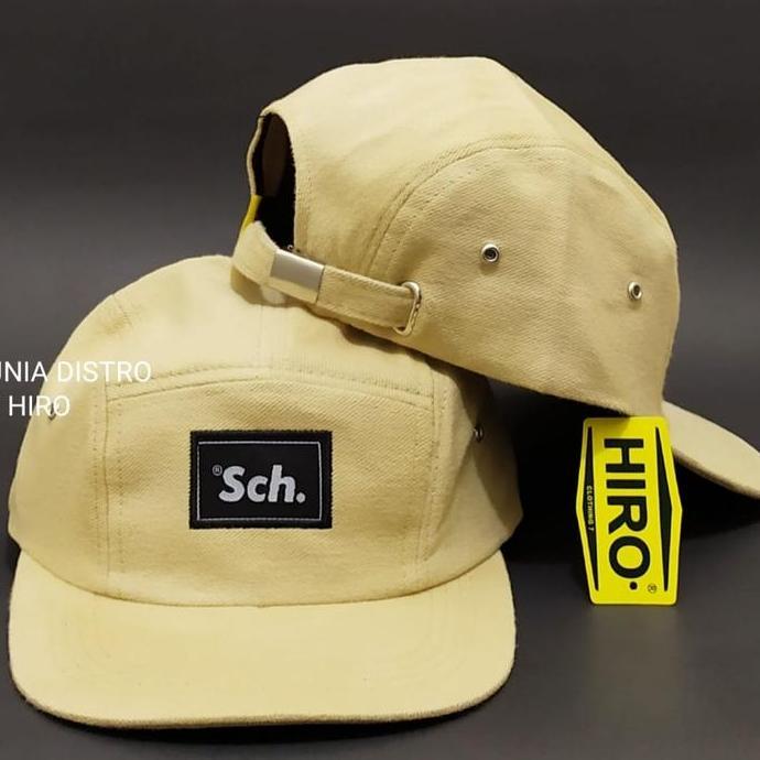 Chapu- Topi Snapback Bordir Sch Lima Panel New Model/Topi Distro Pria/Topi Keren
