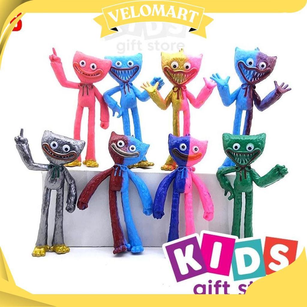 Huggy Wuggy Figure Set - Mainan Figur KGS Ori