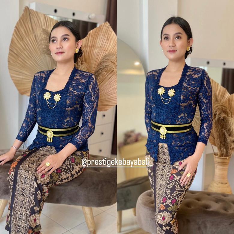 Paket Hemat (Bisa Cod) One Set Kebaya Sofia Strait/Setelan Kebaya Sofia/Kebaya Brokat Sofia/Kebaya B