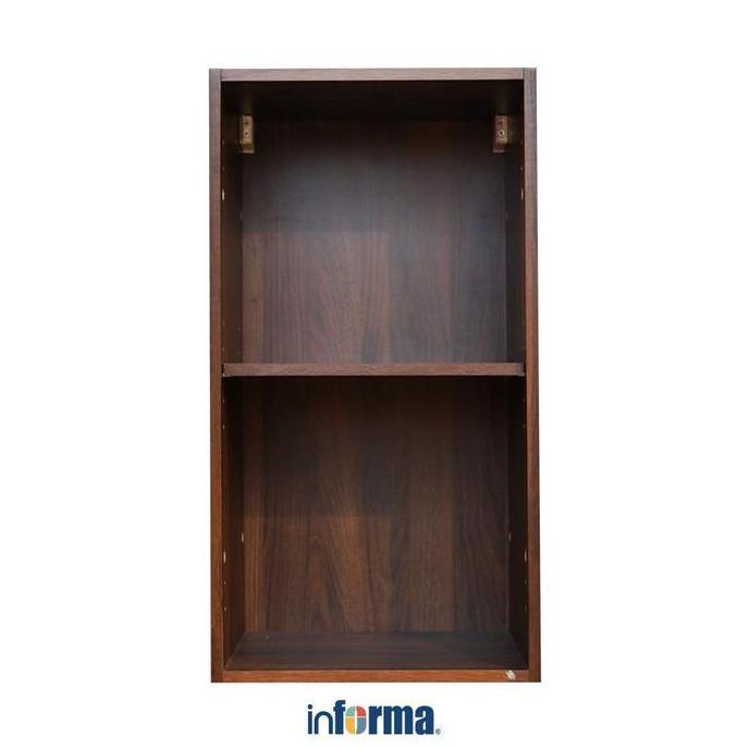 Informa Prescoot Kabinet Dinding Dapur - Cokelat Rak Gantung Tempat Penyimpanan Organizer Dapur Rak 