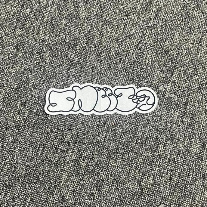 NEW SNEEZE LOGO STICKER REVLECTIVE