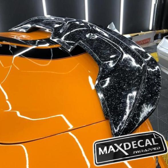 jaytokosip- MAXDECAL 9500 CF15 Forged Carbon Gloss Premium Wrap Vinyl Sticker Lentur Diskon